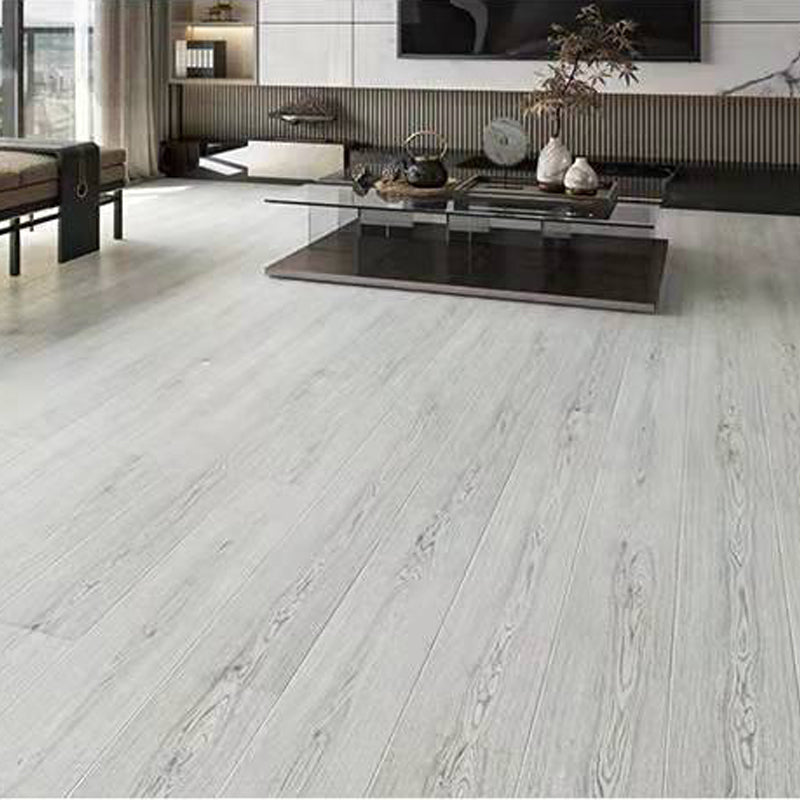 49"x8" Wide E0 Natural Solid Wood Laminate Flooring, Click-Lock, Waterproof