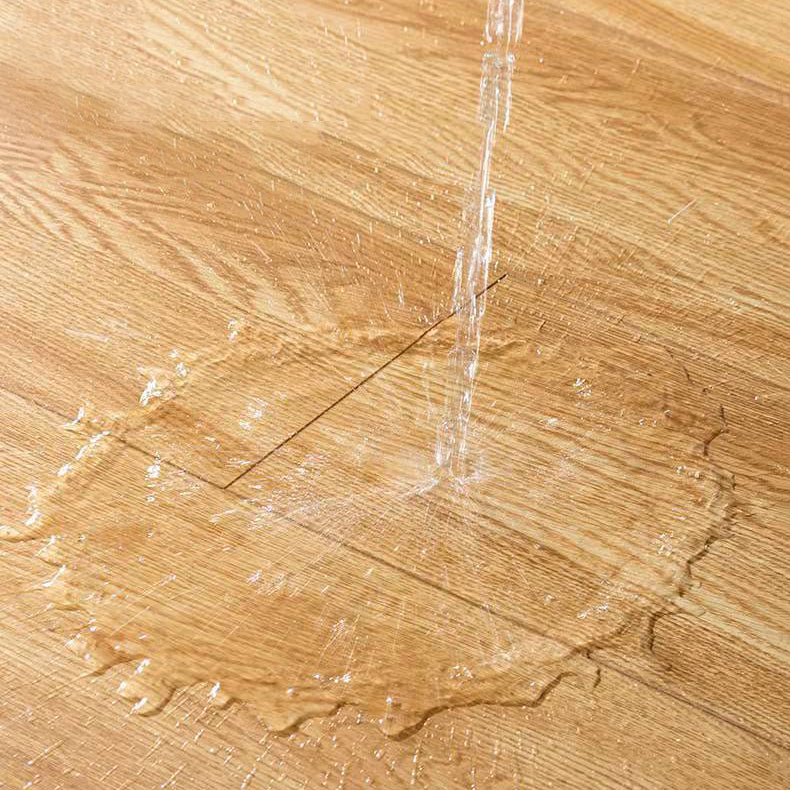 49"x8" Wide E0 Natural Solid Wood Laminate Flooring, Click-Lock, Waterproof