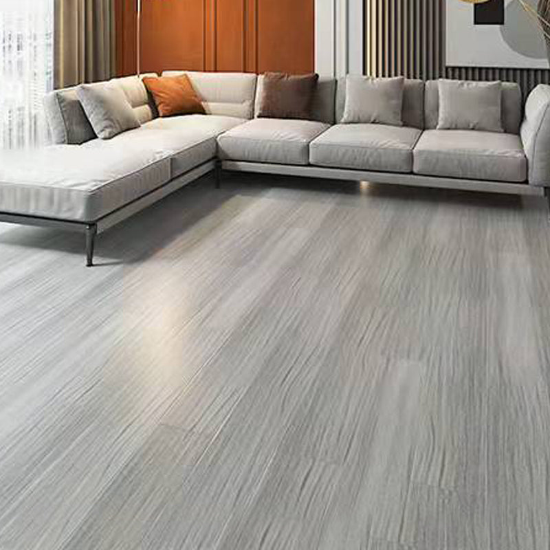 49"x8" Wide E0 Natural Solid Wood Laminate Flooring, Click-Lock, Waterproof