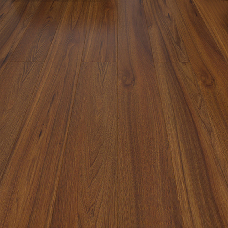 49"x8" Wide E0 Natural Solid Wood Laminate Flooring, Click-Lock, Waterproof