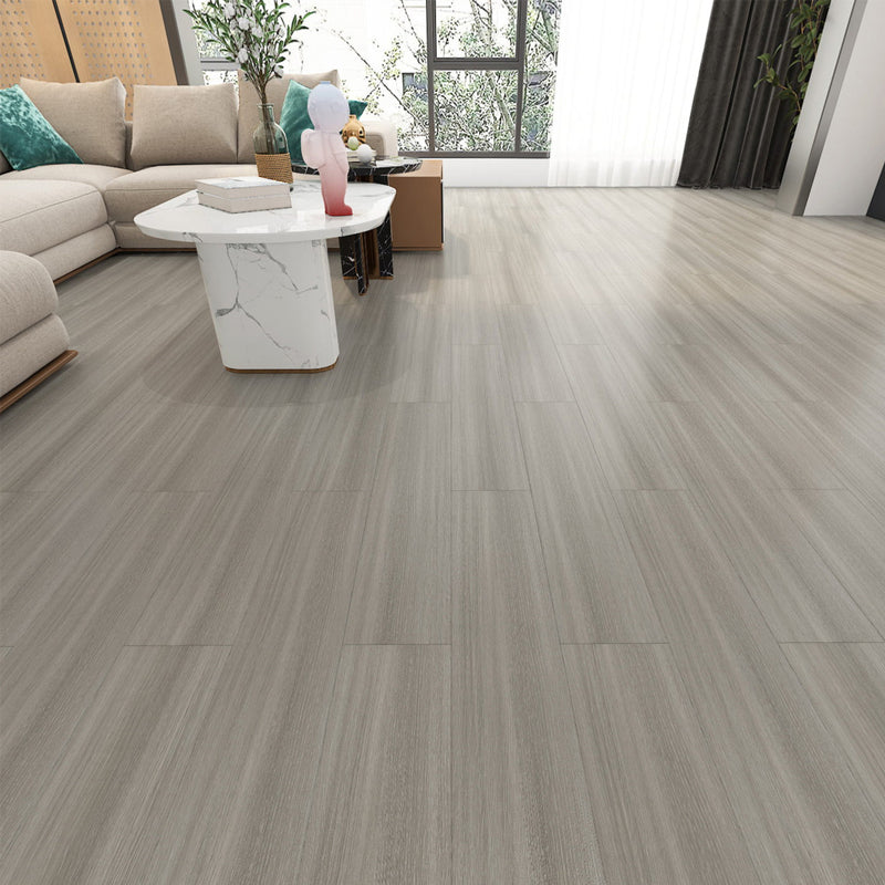 49"x8" Wide E0 Natural Solid Wood Laminate Flooring, Click-Lock, Waterproof