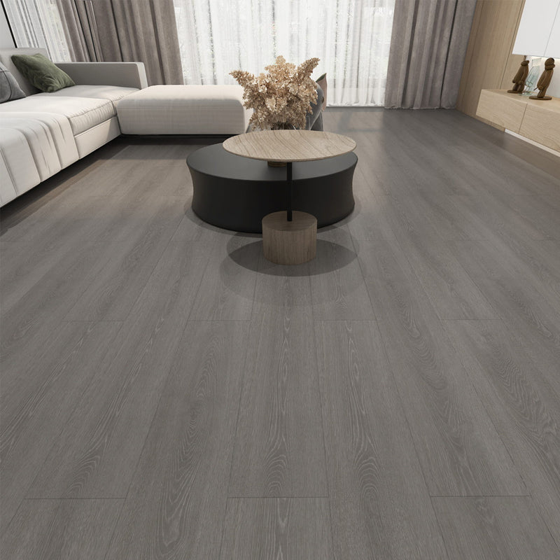 49"x8" Wide E0 Natural Solid Wood Laminate Flooring, Click-Lock, Waterproof