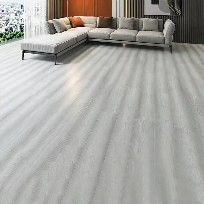 49"x8" Wide E0 Natural Solid Wood Laminate Flooring, Click-Lock, Waterproof