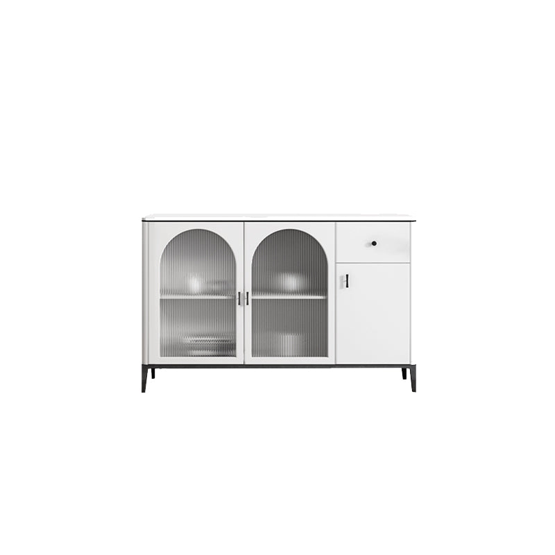 Home Sintered Stone Storage Sideboard Luxury Side Board with Drawers and Doors