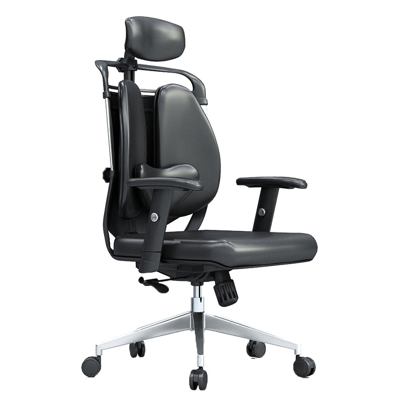 Modern Desk Chair Leather Computer Chair Executive Chair with Wheels