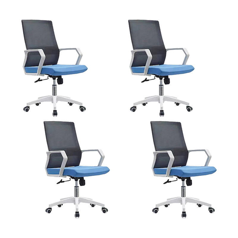 Modern Desk Chair Mesh Conference Chair High Back Chair with Wheels