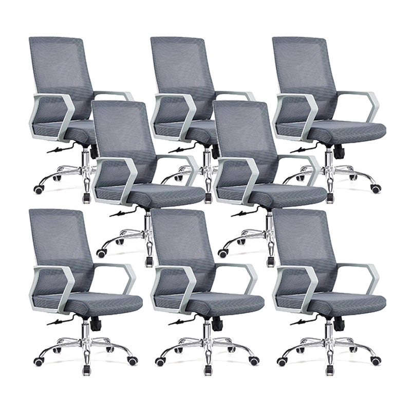 Modern Desk Chair Mesh Conference Chair High Back Chair with Wheels