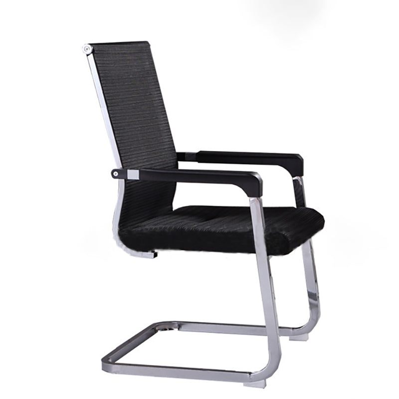 Modern Desk Chair Mesh Computer Chair Conference Chair No Wheels