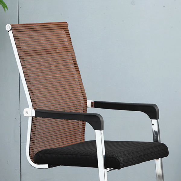 Modern Desk Chair Mesh Computer Chair Conference Chair No Wheels