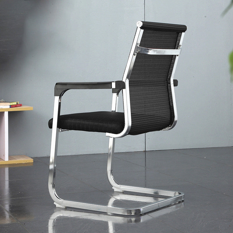 Modern Desk Chair Mesh Computer Chair Conference Chair No Wheels