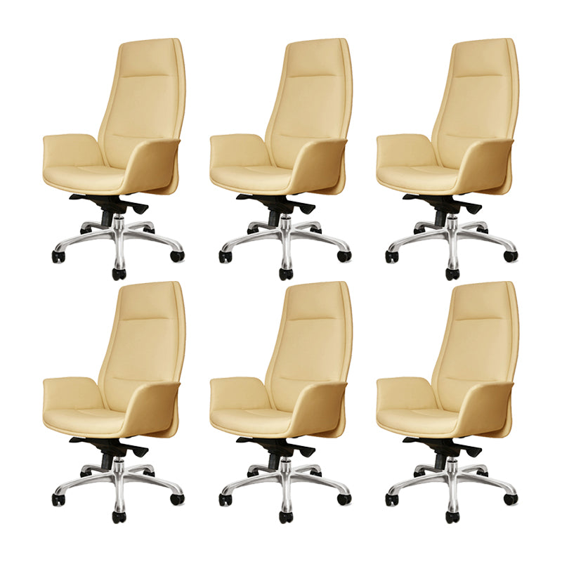 27" Wide Modern Managers Chair Arms Included Leather Executive Chair