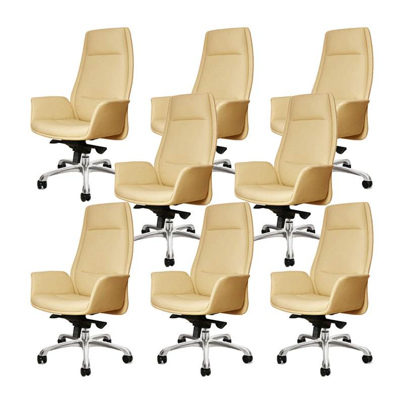 27" Wide Modern Managers Chair Arms Included Leather Executive Chair