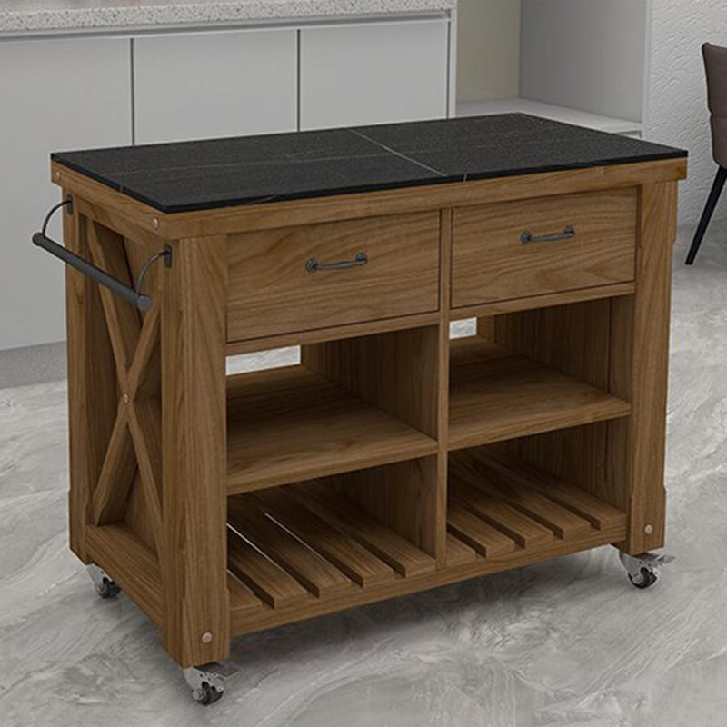 Rolling Modern Kitchen Trolley Wooden Kitchen Trolley for Kitchen