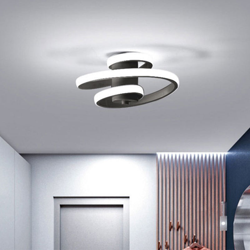 Modern Flush Mount Ceiling Light Metal Flush Mount Lighting for Hallway