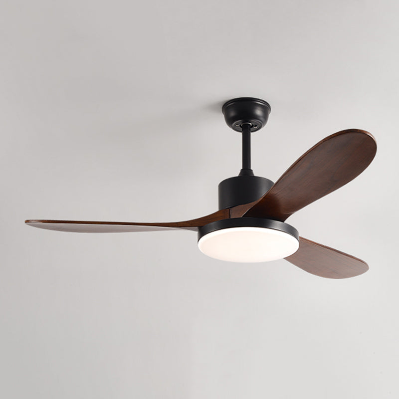 Nordic Style 1-Light Ceiling Fan Lamp Iron Ceiling Fan Light for Bedroom