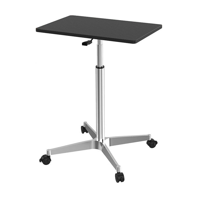 Adjustable Dormitory Standing Desk Converter Rectangular Wood Office Desk