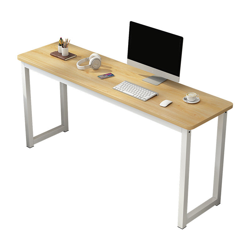 Rectangular Wood Office Desk Bedroom Writing Desk with Metal Legs