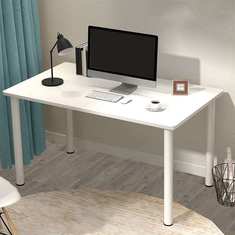 Rectangular Wood Office Desk Bedroom Writing Desk with Metal Legs