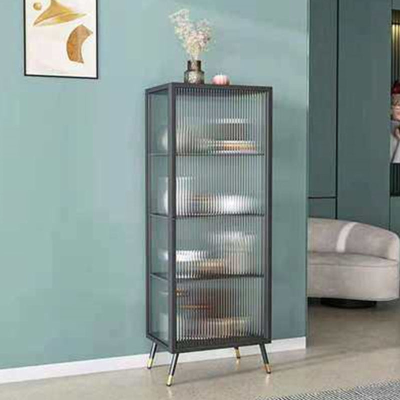 Modern Style Storage Cabinet Glass Door Buffet Cabinet for Dining Room