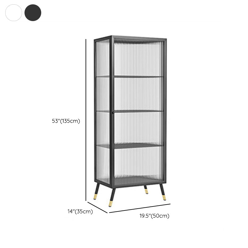 Modern Style Storage Cabinet Glass Door Buffet Cabinet for Dining Room