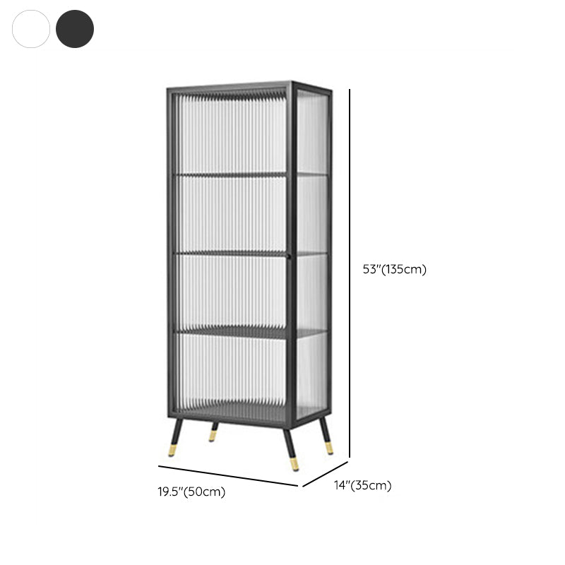 Modern Style Storage Cabinet Glass Door Buffet Cabinet for Dining Room