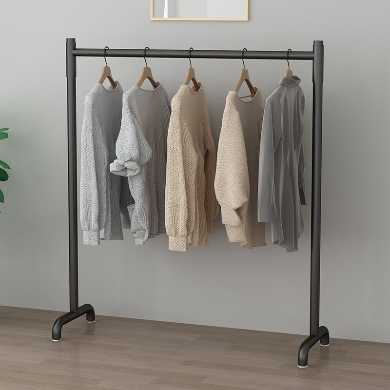 Contemporary Coat Rack Metal Framed Hanging Rail Entry Hall Tree