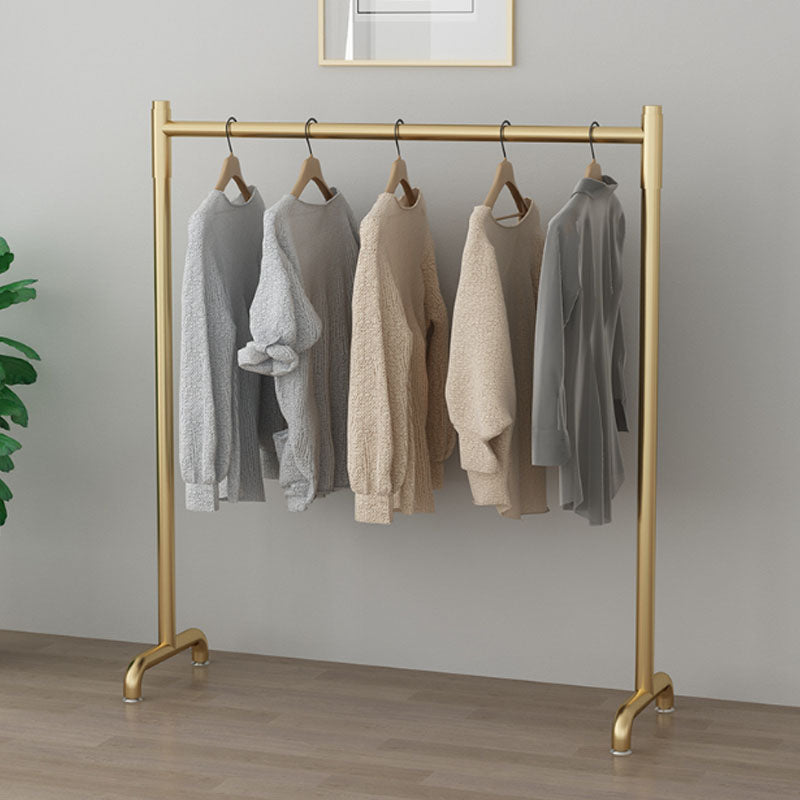 Contemporary Coat Rack Metal Framed Hanging Rail Entry Hall Tree