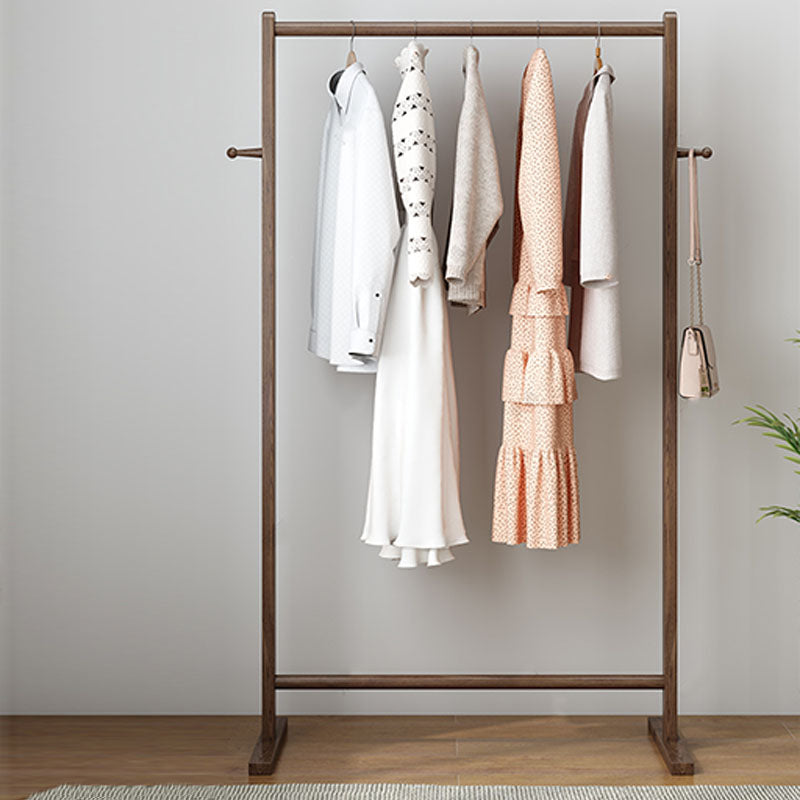 Modern Style Coat Rack Solid Ash Wood Free Standing Hooks Design Coat Rack