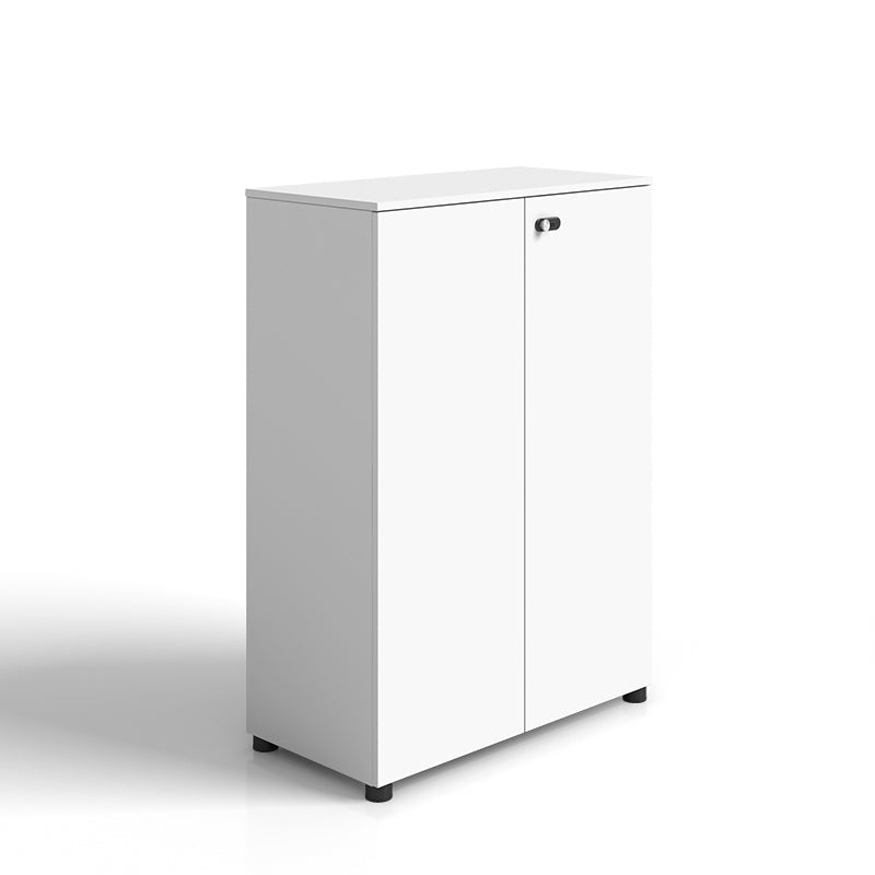 Scandinavian Vertical Filing Cabinet Wood Locking Storage Filing Cabinet for Home Office