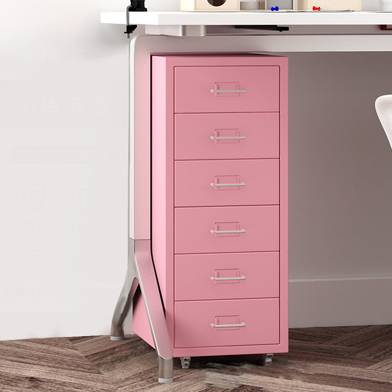 Traditional Steel Cabinet with Drawers and Pedestal Vertical Filing Cabinet