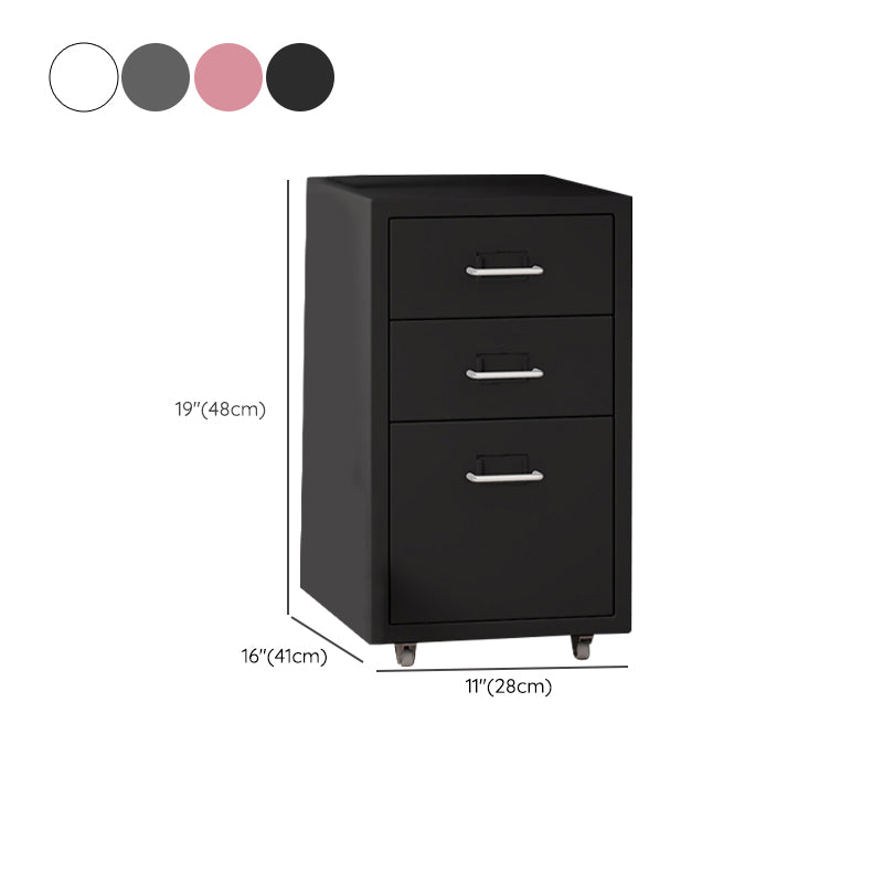 Traditional Steel Cabinet with Drawers and Pedestal Vertical Filing Cabinet