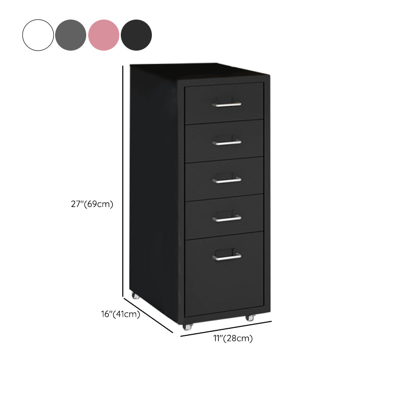 Traditional Steel Cabinet with Drawers and Pedestal Vertical Filing Cabinet