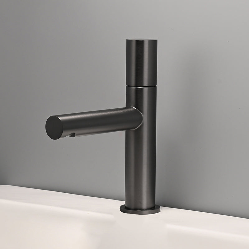 Contemporary Centerset Faucet Lever Handles Single Hole Brass Circular Faucet