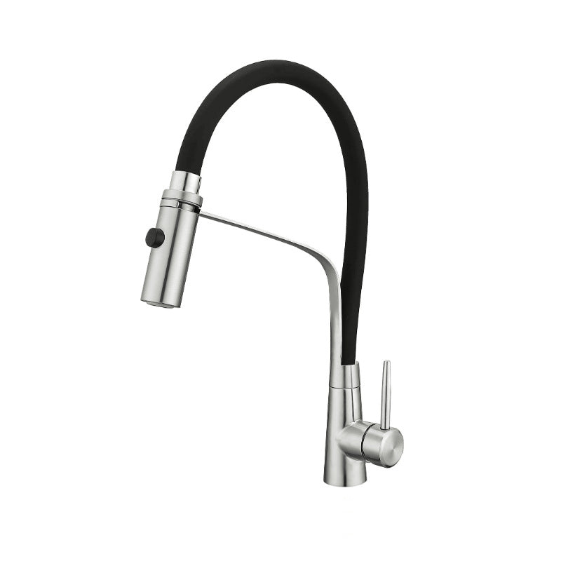 1-Handle 2-Function Kitchen Faucet Pulldown Kitchen Sink Faucet with Sprayer and Handles