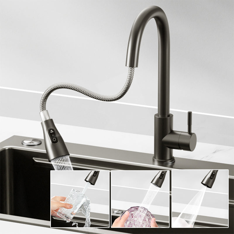 Contemporary Style Kitchen Sink Set Stainless Steel Friction Resistant Kitchen Sink Set