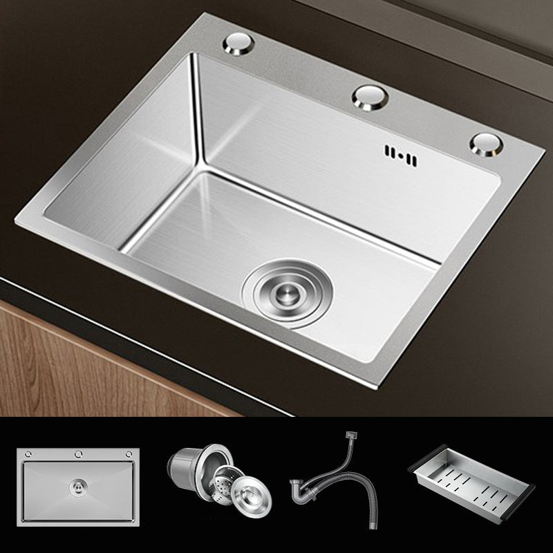 Classic Style Kitchen Sink Set Stainless Steel Corrosion Resistant Kitchen Sink Set