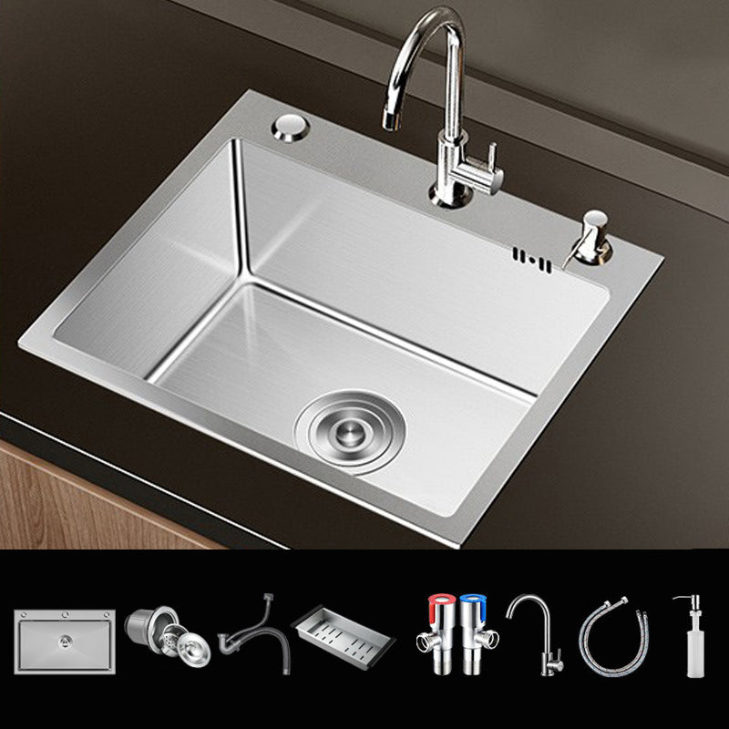 Classic Style Kitchen Sink Set Stainless Steel Corrosion Resistant Kitchen Sink Set