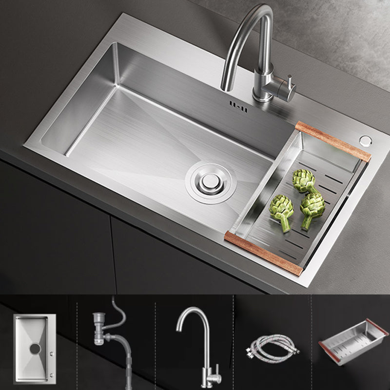 Classic Style Sink Stainless Steel Corrosion Resistant Sink for Kitchen