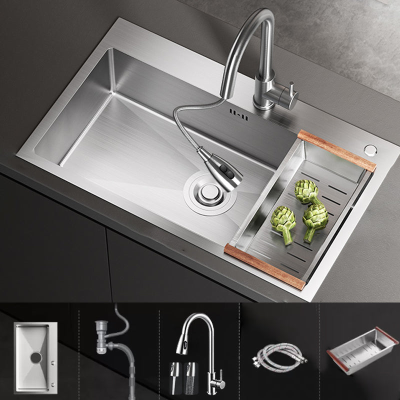 Classic Style Sink Stainless Steel Corrosion Resistant Sink for Kitchen