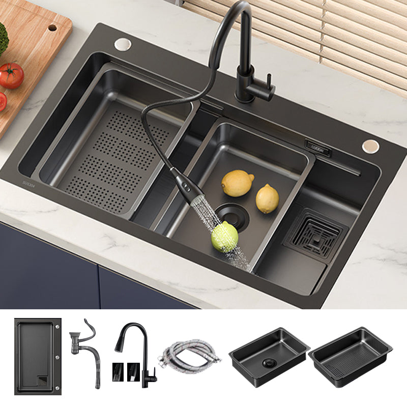 Classic Style Kitchen Sink Corrosion Resistant Stainless Steel Kitchen Sink