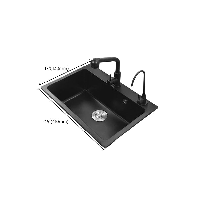 Modern Kitchen Sink Stainless Steel with Accessories and Faucet Undermount Workstation