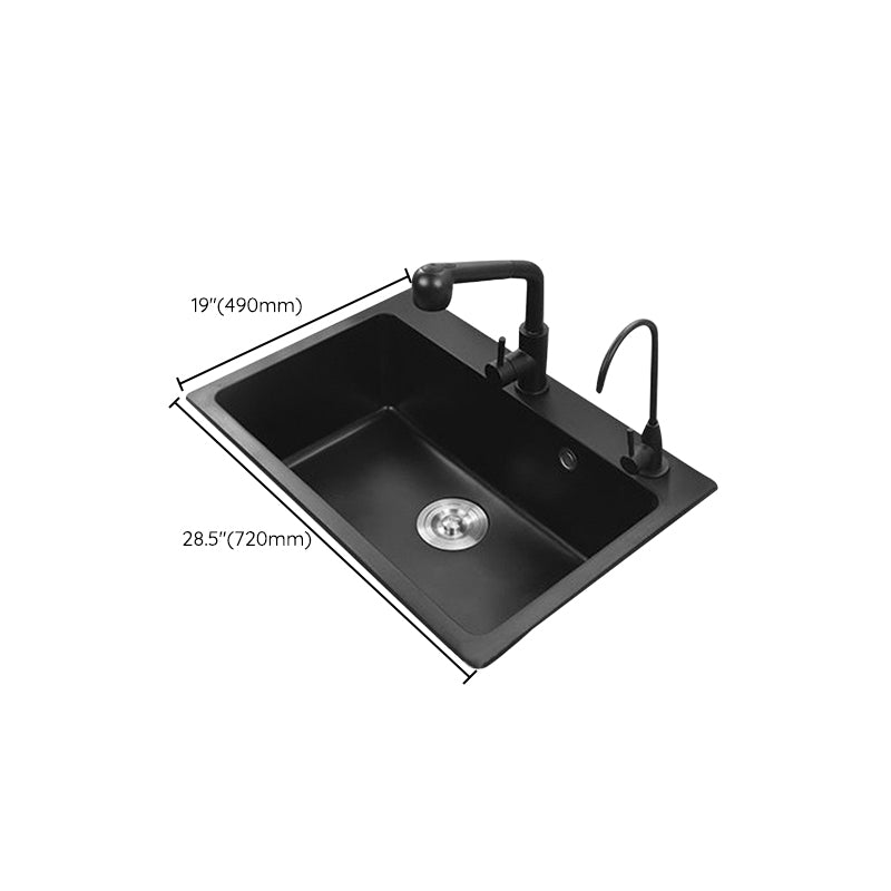 Modern Kitchen Sink Stainless Steel with Accessories and Faucet Undermount Workstation