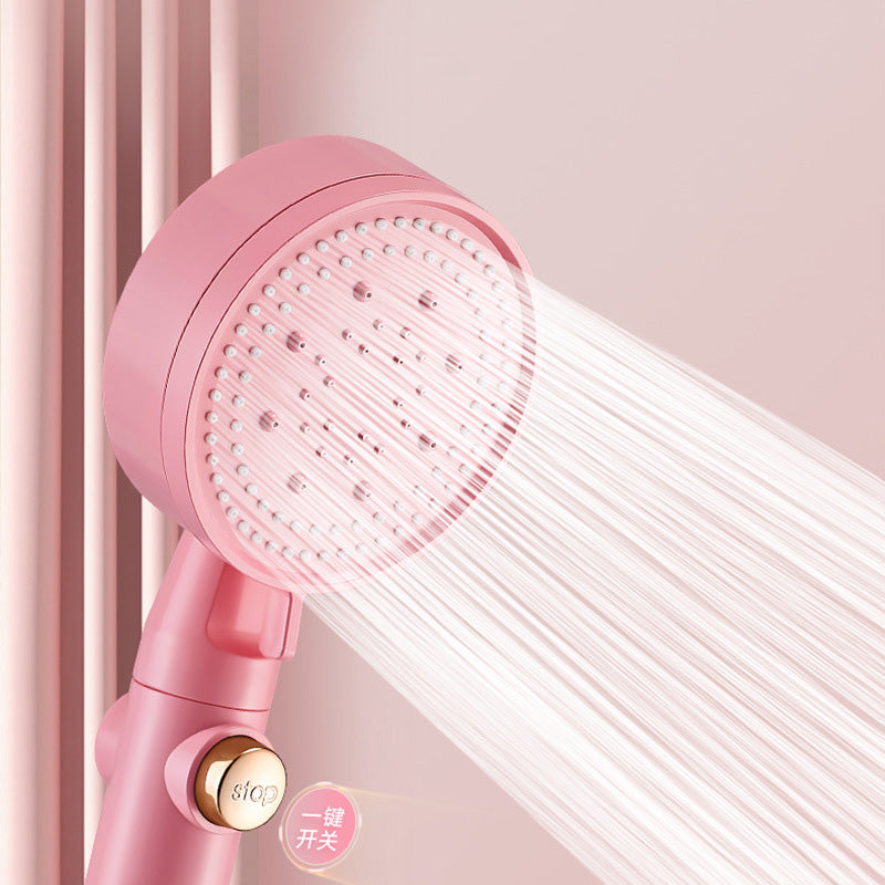 Modern Shower Head Plastic Bathroom Shower Head with Adjustable Spray Pattern