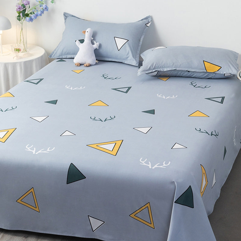 Soft Sheet Set Printed Fade Resistant Breathable Polyester Bed Sheet