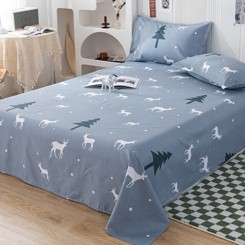 Soft Sheet Set Printed Fade Resistant Breathable Polyester Bed Sheet