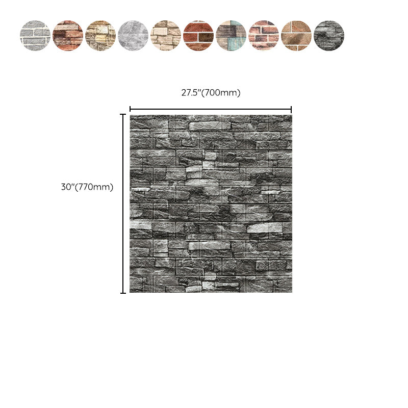 Artificial Brick Wall Plate Industrial Style Simple Home Living Room Wall Panel (1-Pack)