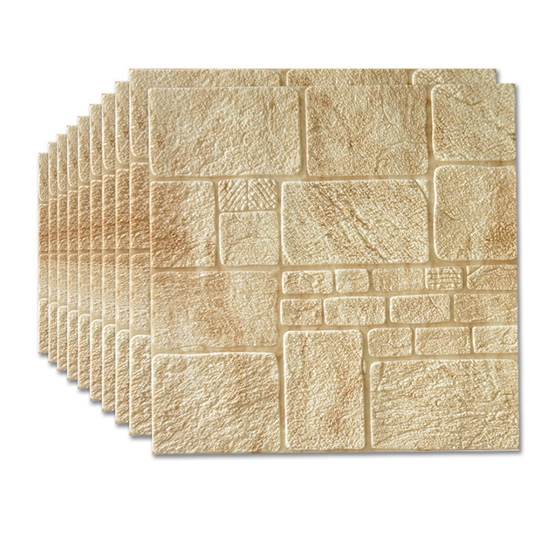 3D Artificial Stone Panel Wall Industrial Style Home Living Room Wall Panel (10-pack)