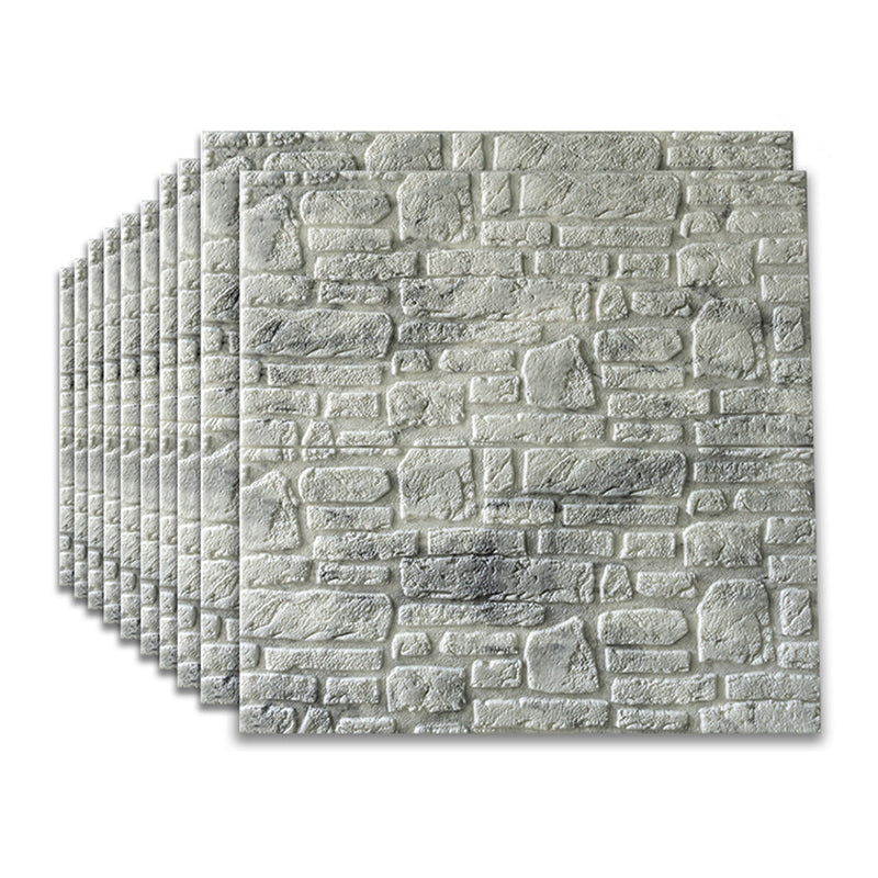 3D Artificial Stone Panel Wall Industrial Style Home Living Room Wall Panel (10-pack)