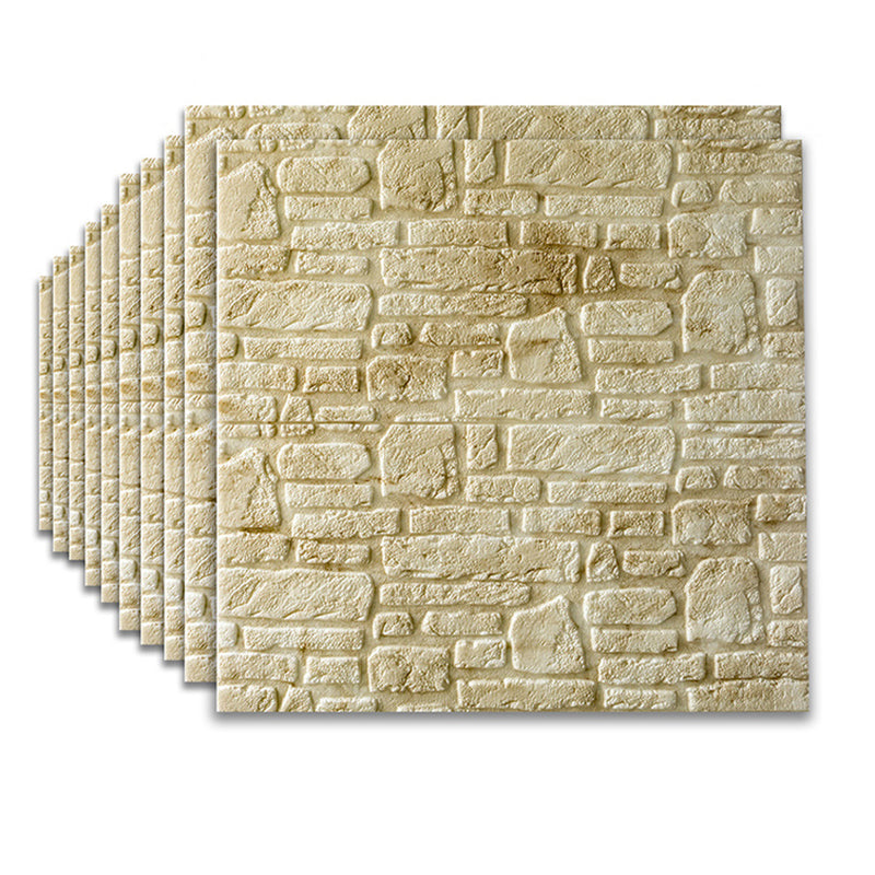 3D Artificial Stone Panel Wall Industrial Style Home Living Room Wall Panel (10-pack)