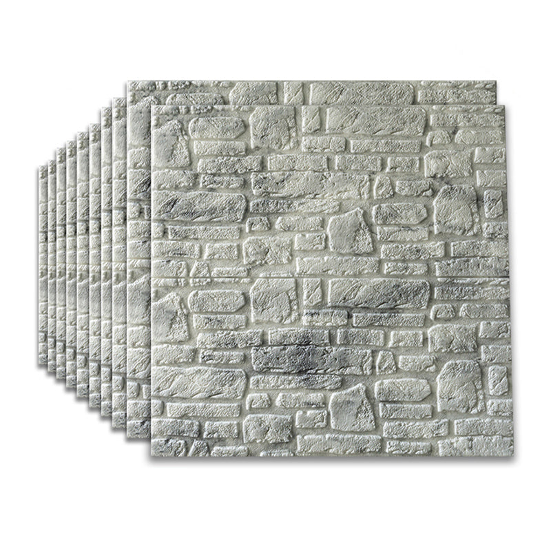 3D Artificial Stone Wall Panel Modern Style Home Living Room Panel Wall (10-pack)